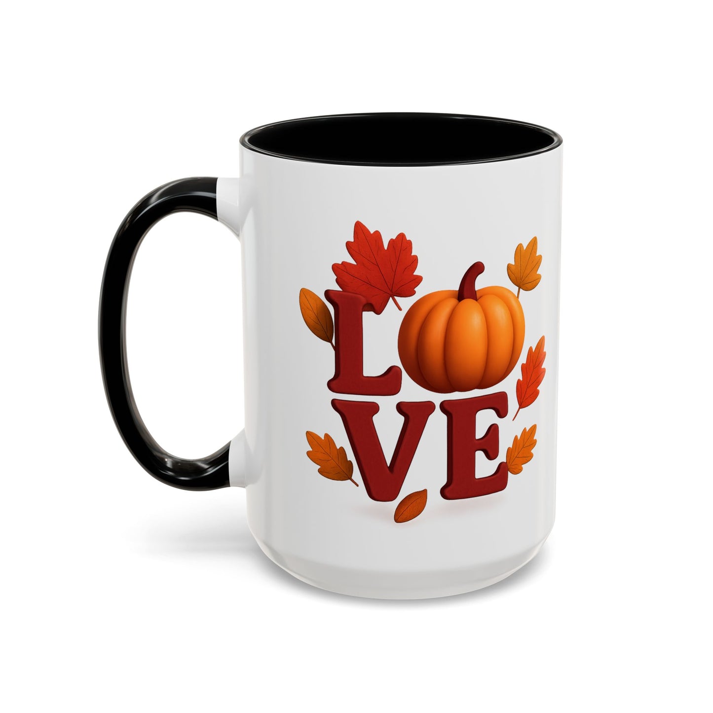 "Love" Fall Accent Coffee Mug