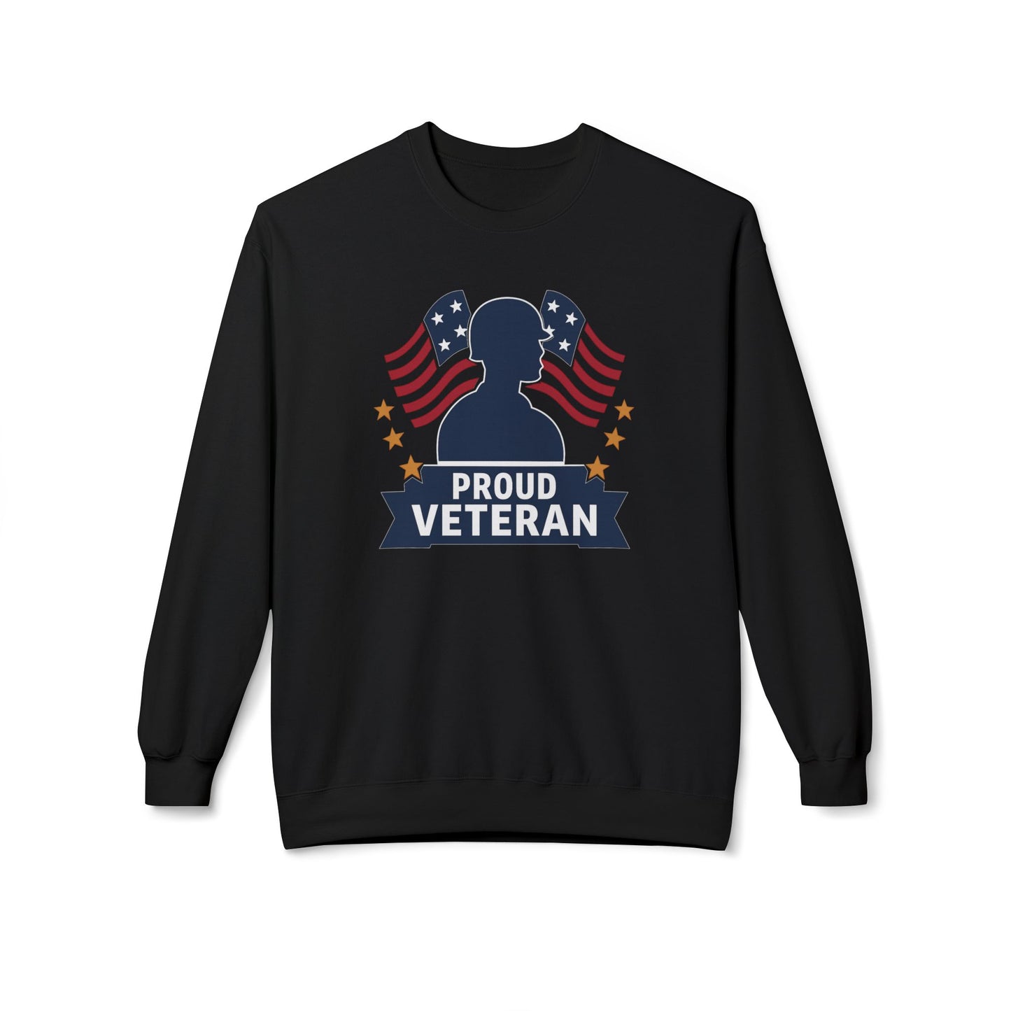 Proud Vet Unisex Fleece Crewneck Sweatshirt