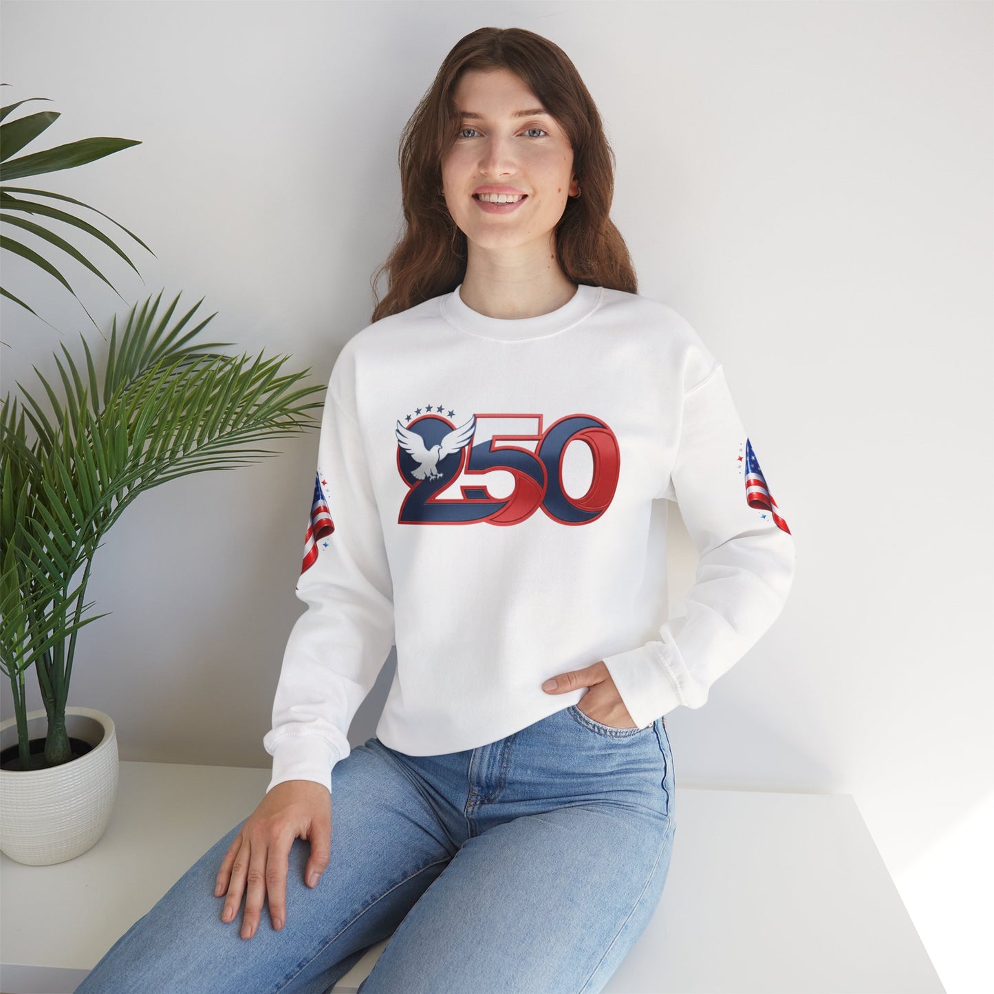 America250 Legacy Eagle Sweatshirt – Limited Edition Unisex Heavy Blend™ Crewneck Sweatshirt