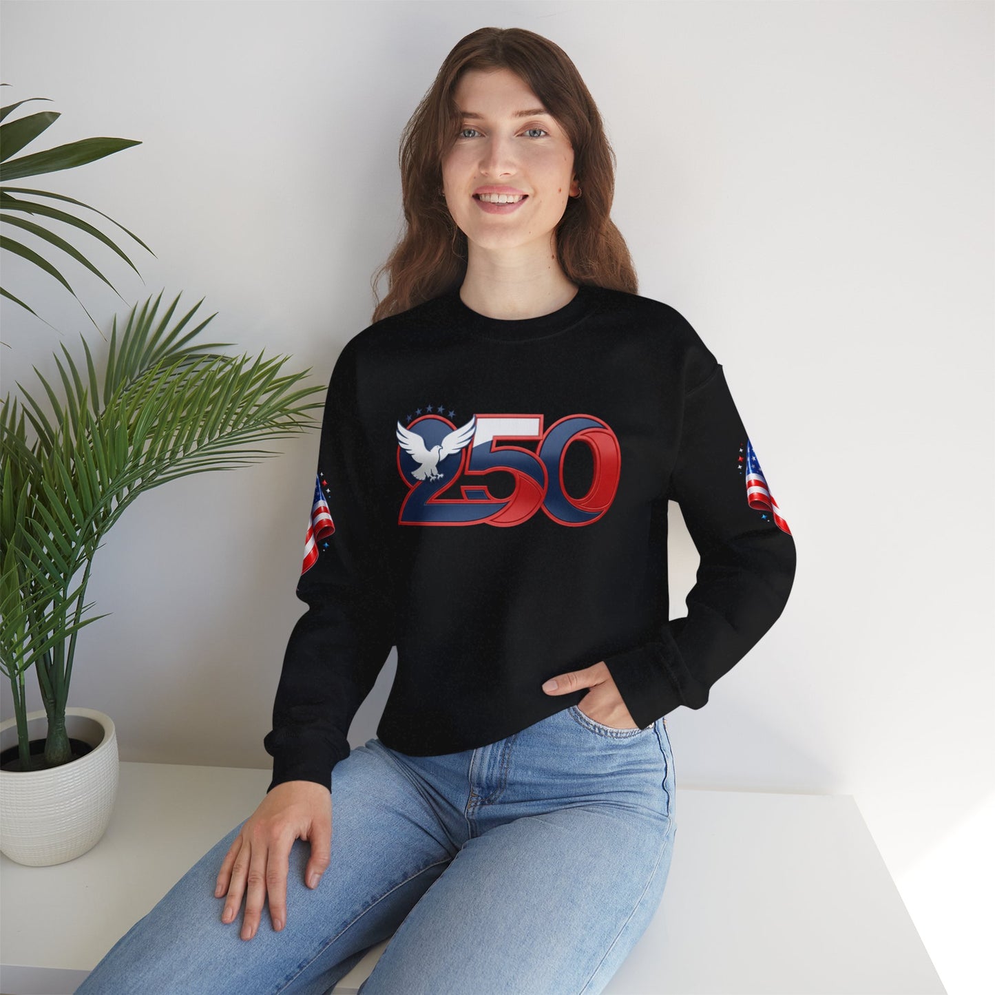 America250 Legacy Eagle Sweatshirt – Limited Edition Unisex Heavy Blend™ Crewneck Sweatshirt