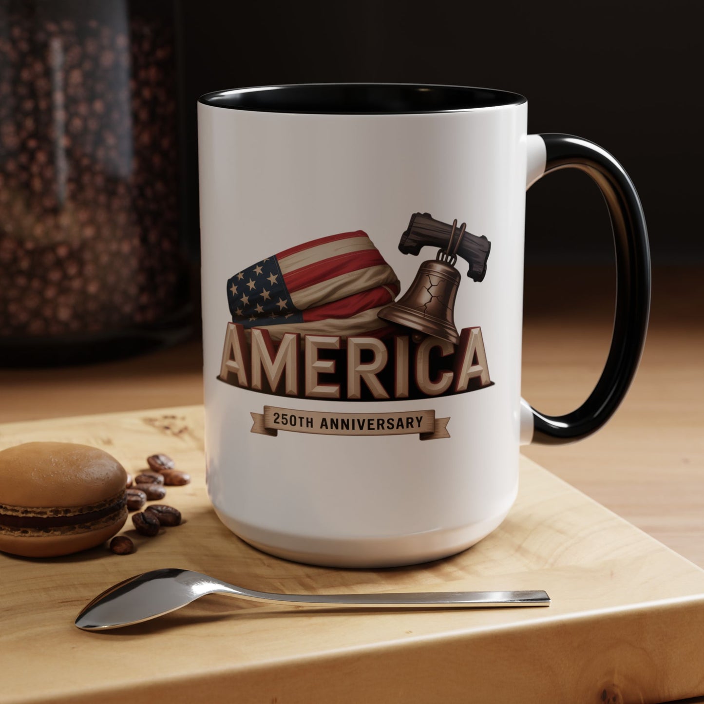 America Built 250th Anniversary Coffee Mug | Patriotic USA Pride Mug – 11oz & 15oz