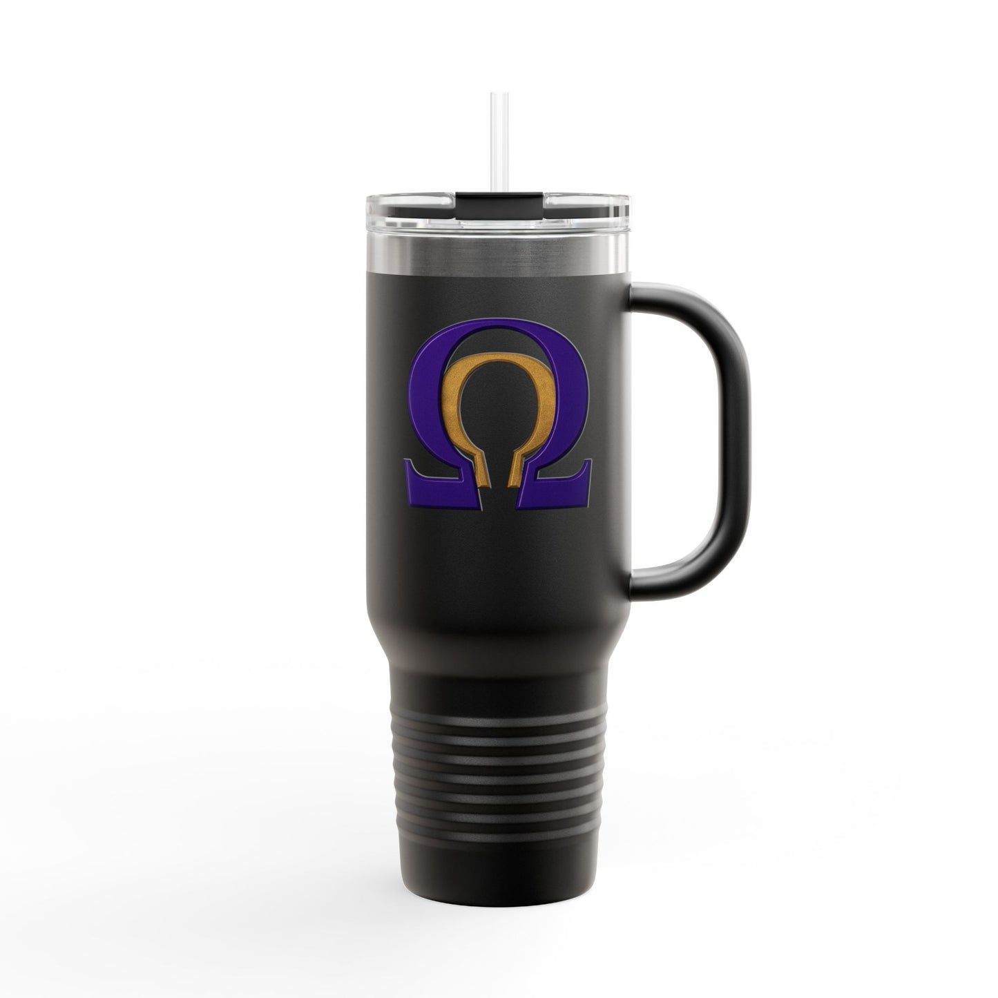 Omega Legacy Tumbler – Power in Every Sip - Insulated Travel Mug, 40oz