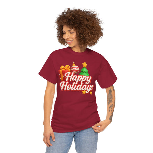 "Happy Holidays" Unisex Tee