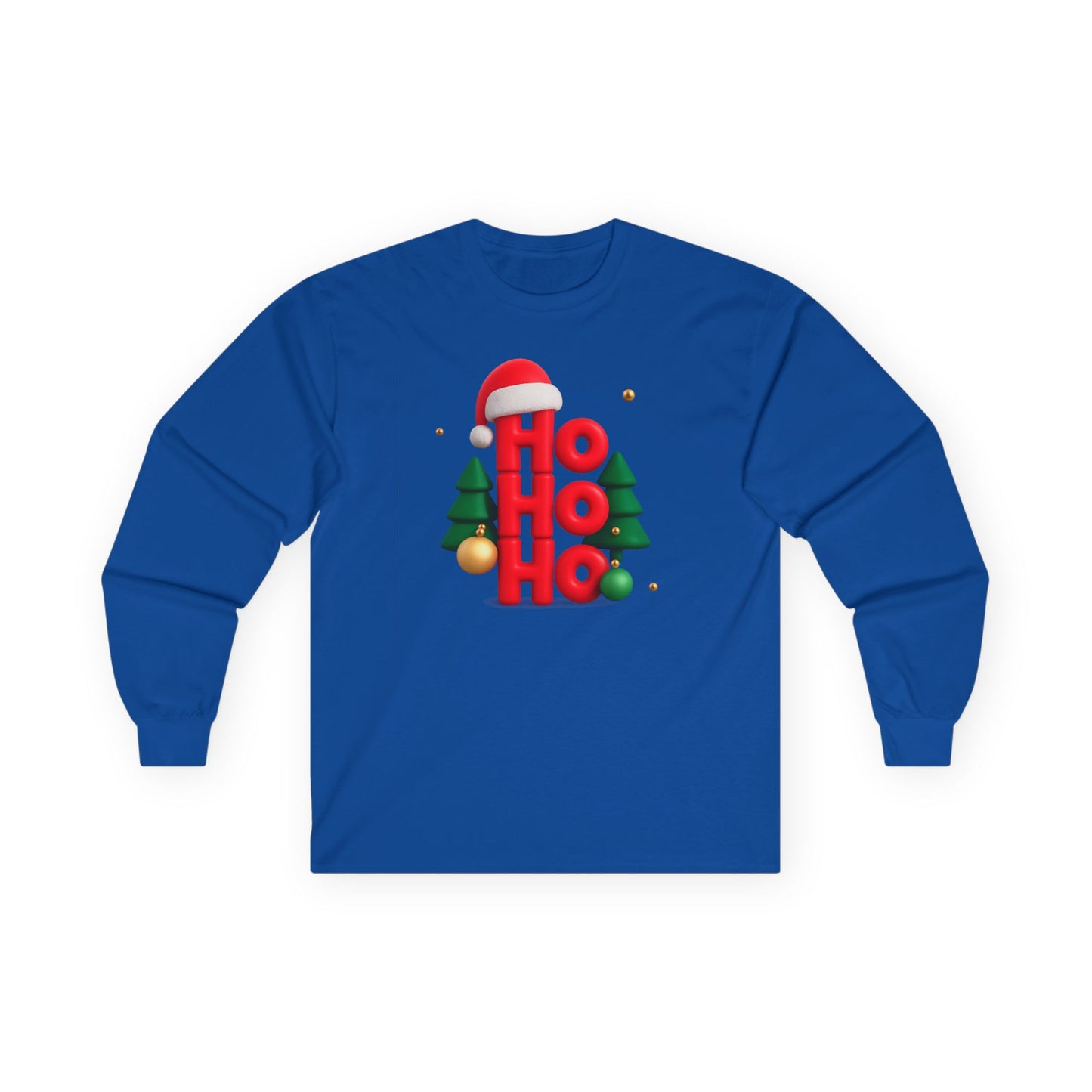 "Ho Ho Ho" Unisex Long Sleeve Tee