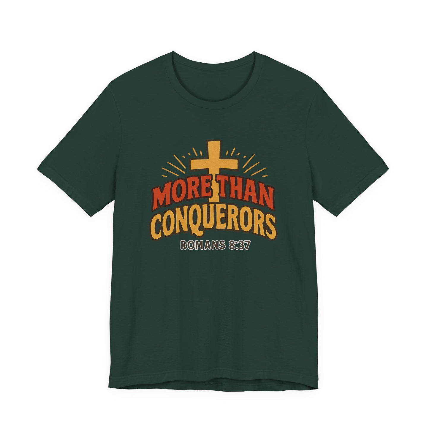 "More Than Conquerors" Unisex Tee