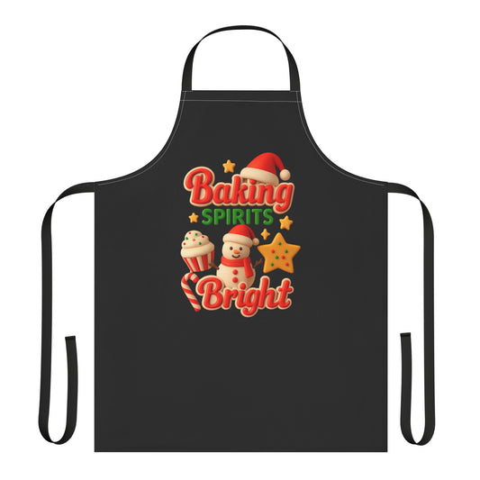 "Baking Spirits Bright" Holiday Apron