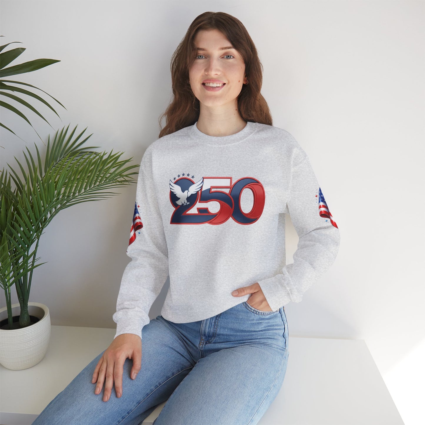 America250 Legacy Eagle Sweatshirt – Limited Edition Unisex Heavy Blend™ Crewneck Sweatshirt