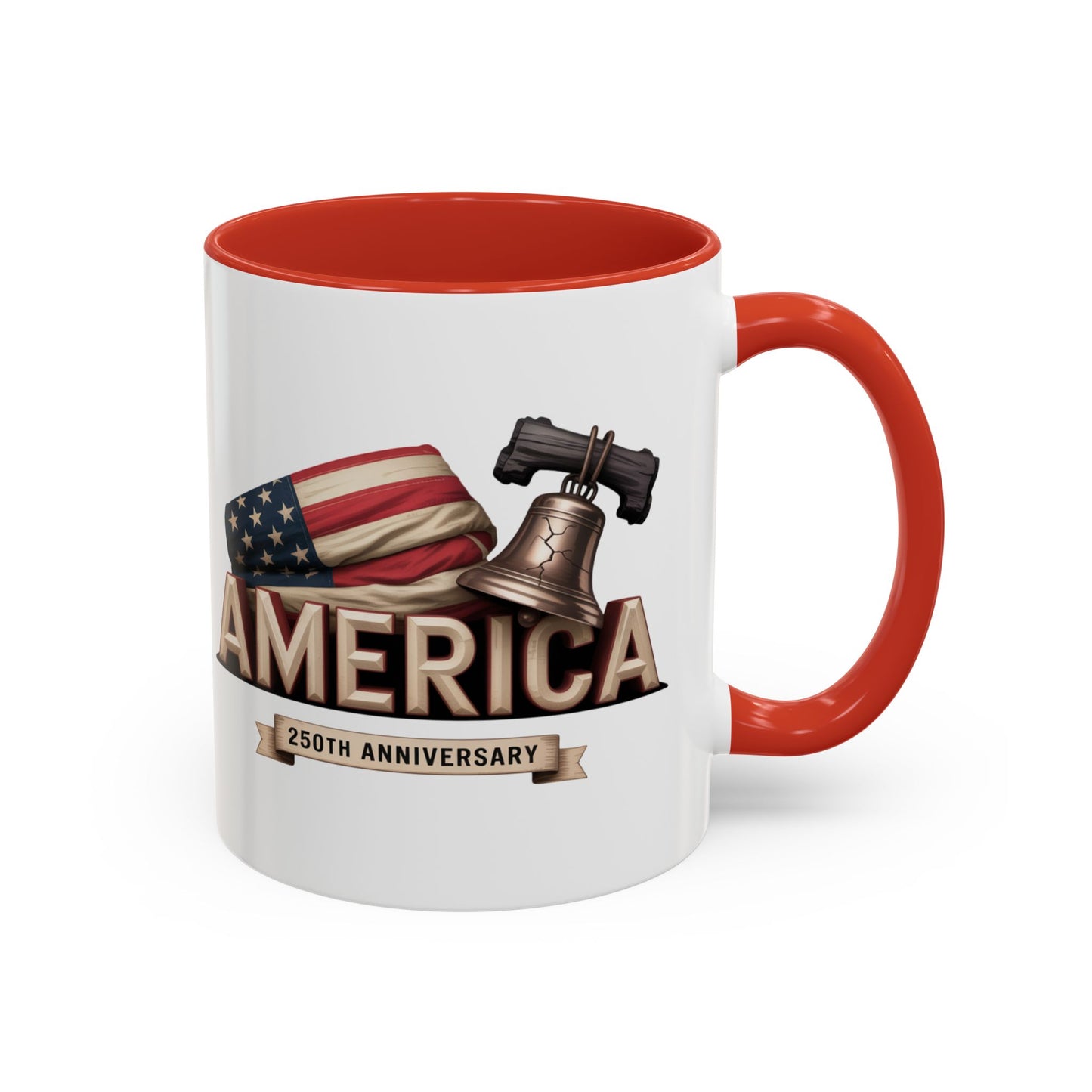 America Built 250th Anniversary Coffee Mug | Patriotic USA Pride Mug – 11oz & 15oz