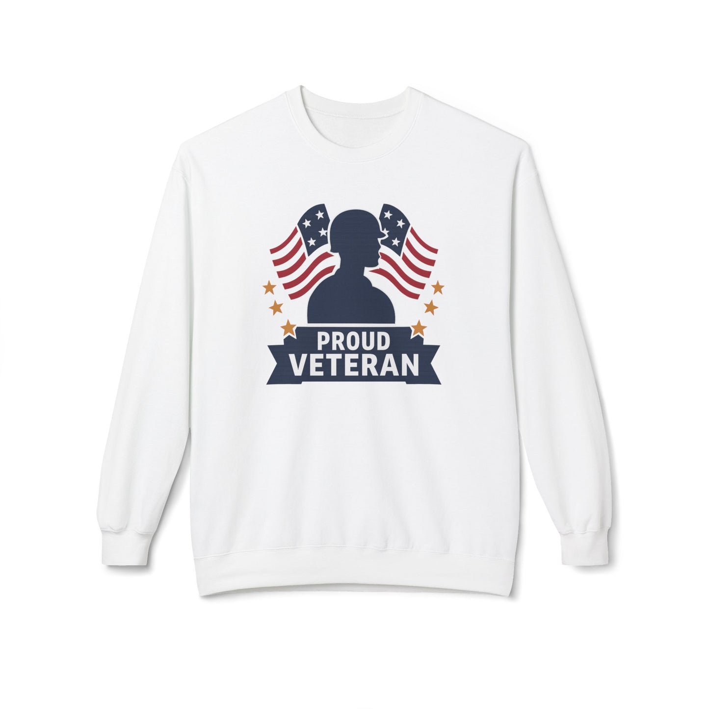 Proud Vet Unisex Fleece Crewneck Sweatshirt