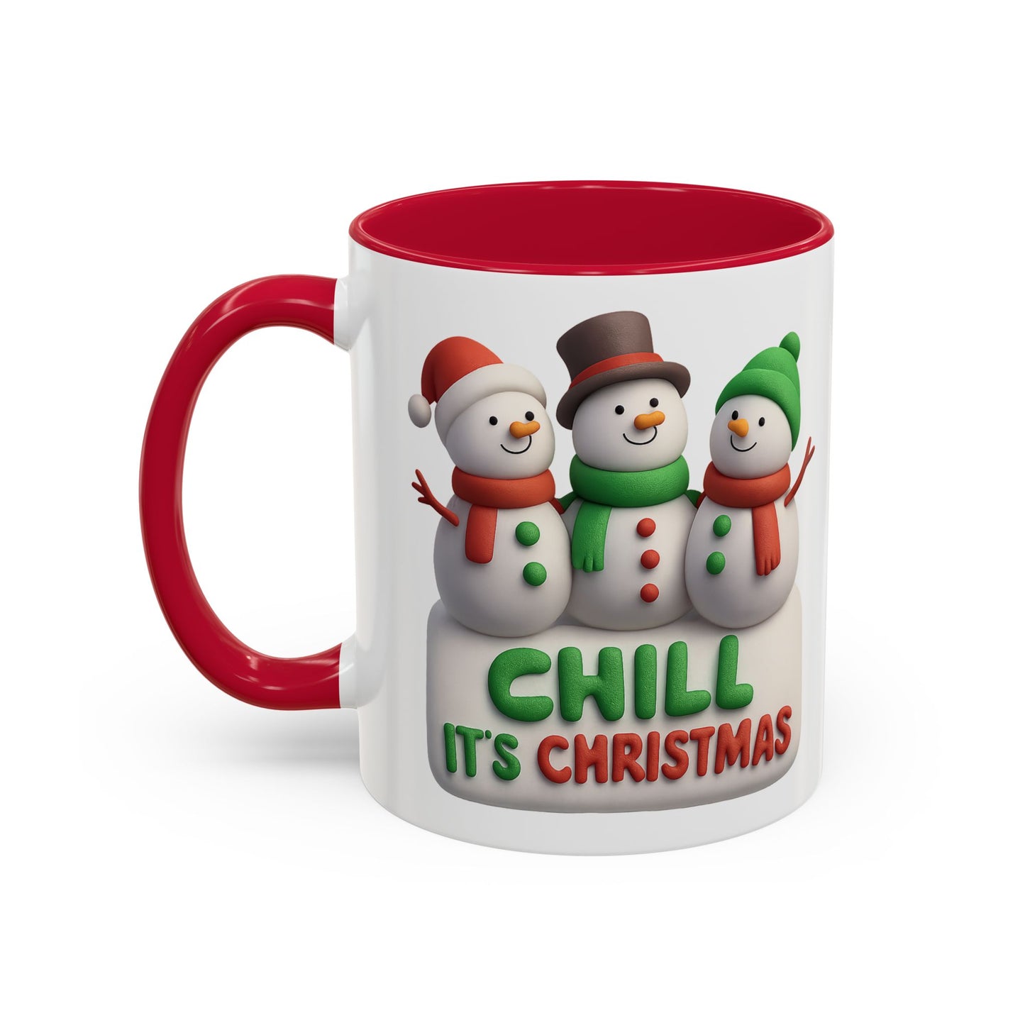 "Chill It's Christmas" Accent Mug