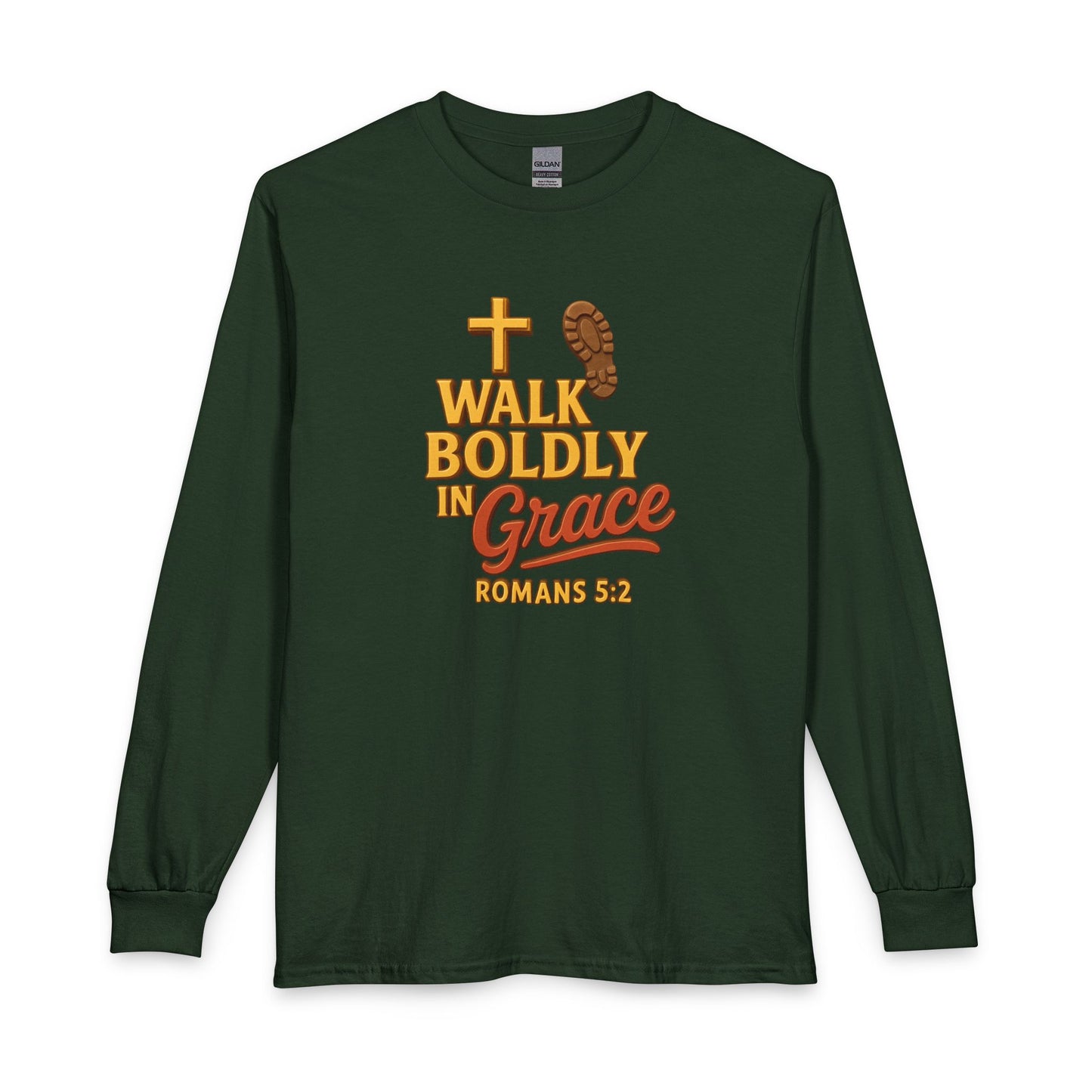 "Walking Boldly in Grace" Unisex Long Sleeve T-Shirt
