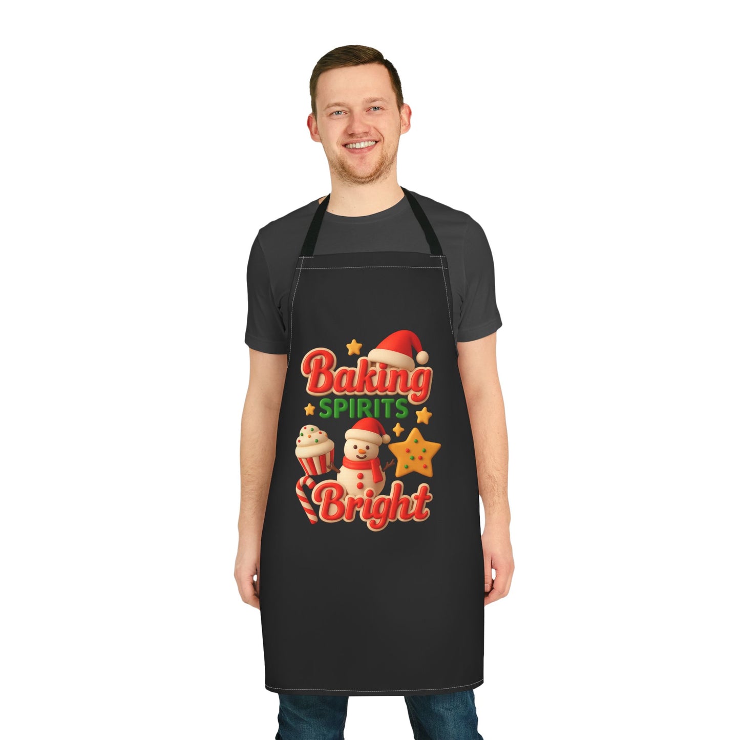 "Baking Spirits Bright" Holiday Apron