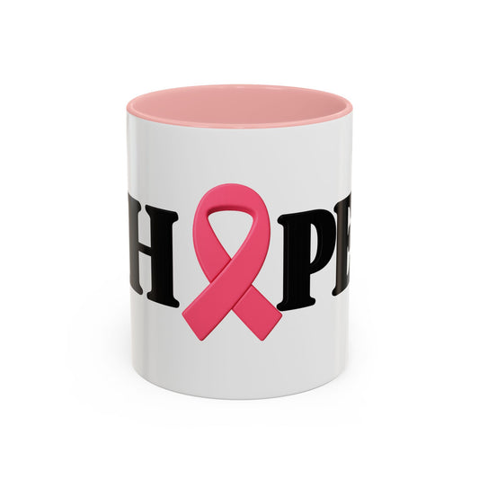 "HOPE” Breast Cancer Awareness Mug