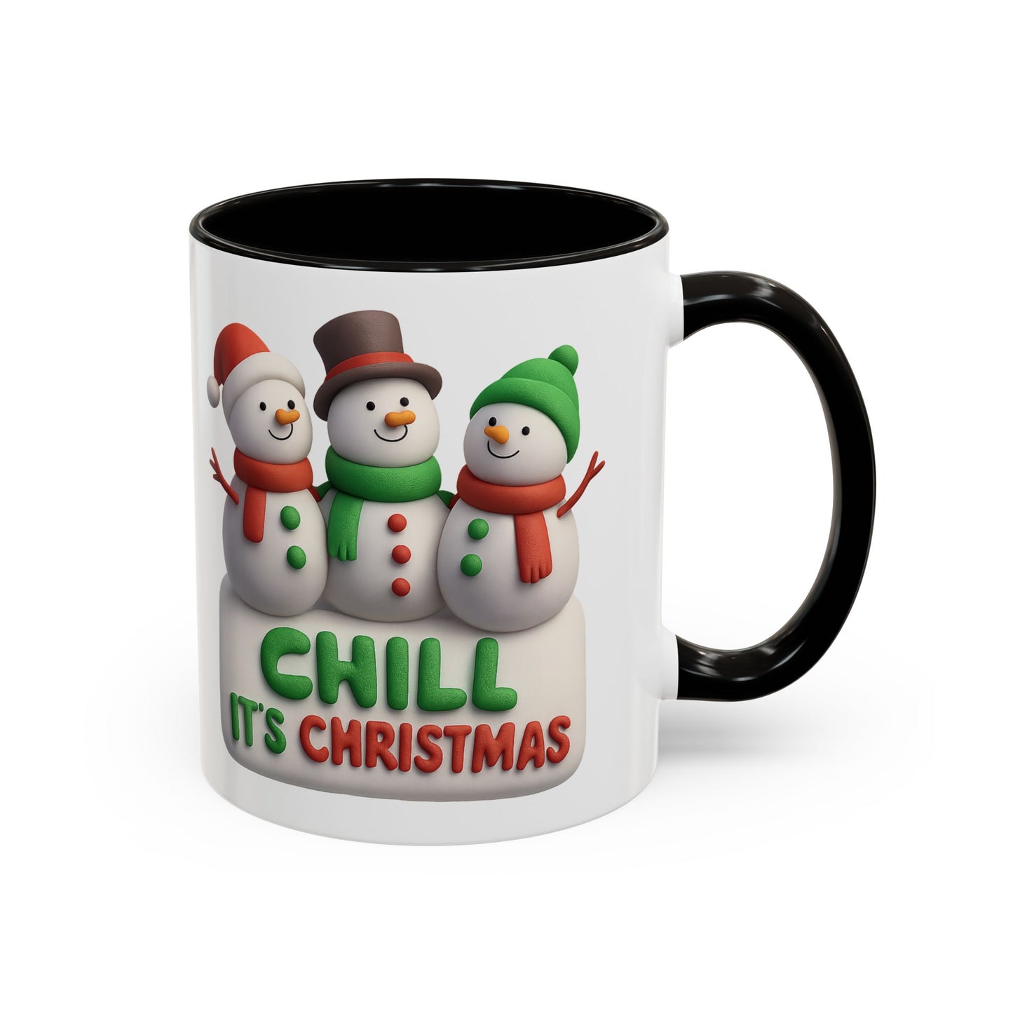 "Chill It's Christmas" Accent Mug