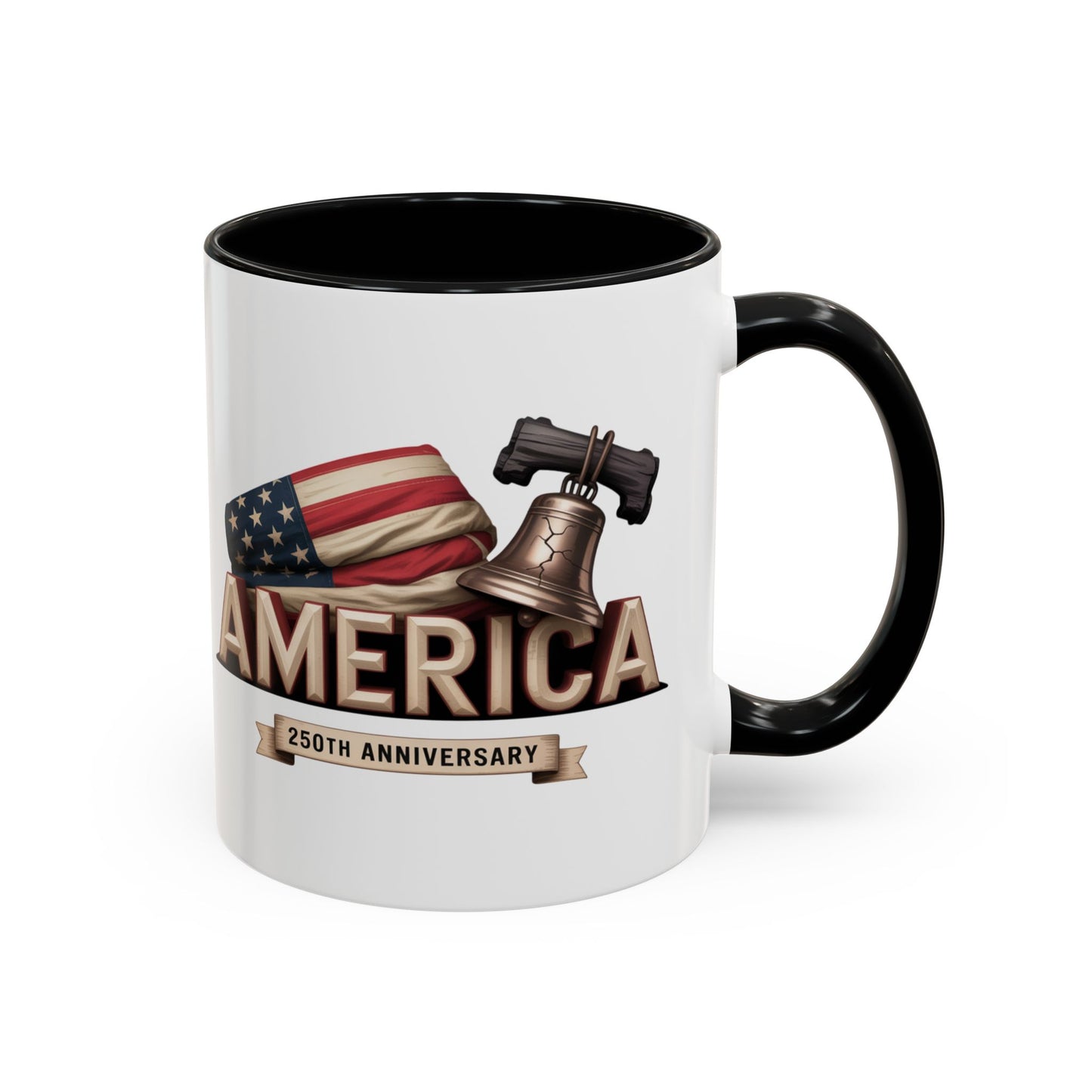 America Built 250th Anniversary Coffee Mug | Patriotic USA Pride Mug – 11oz & 15oz