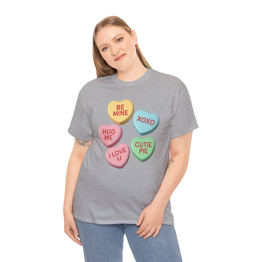 Candy Hearts V Day Unisex Tee