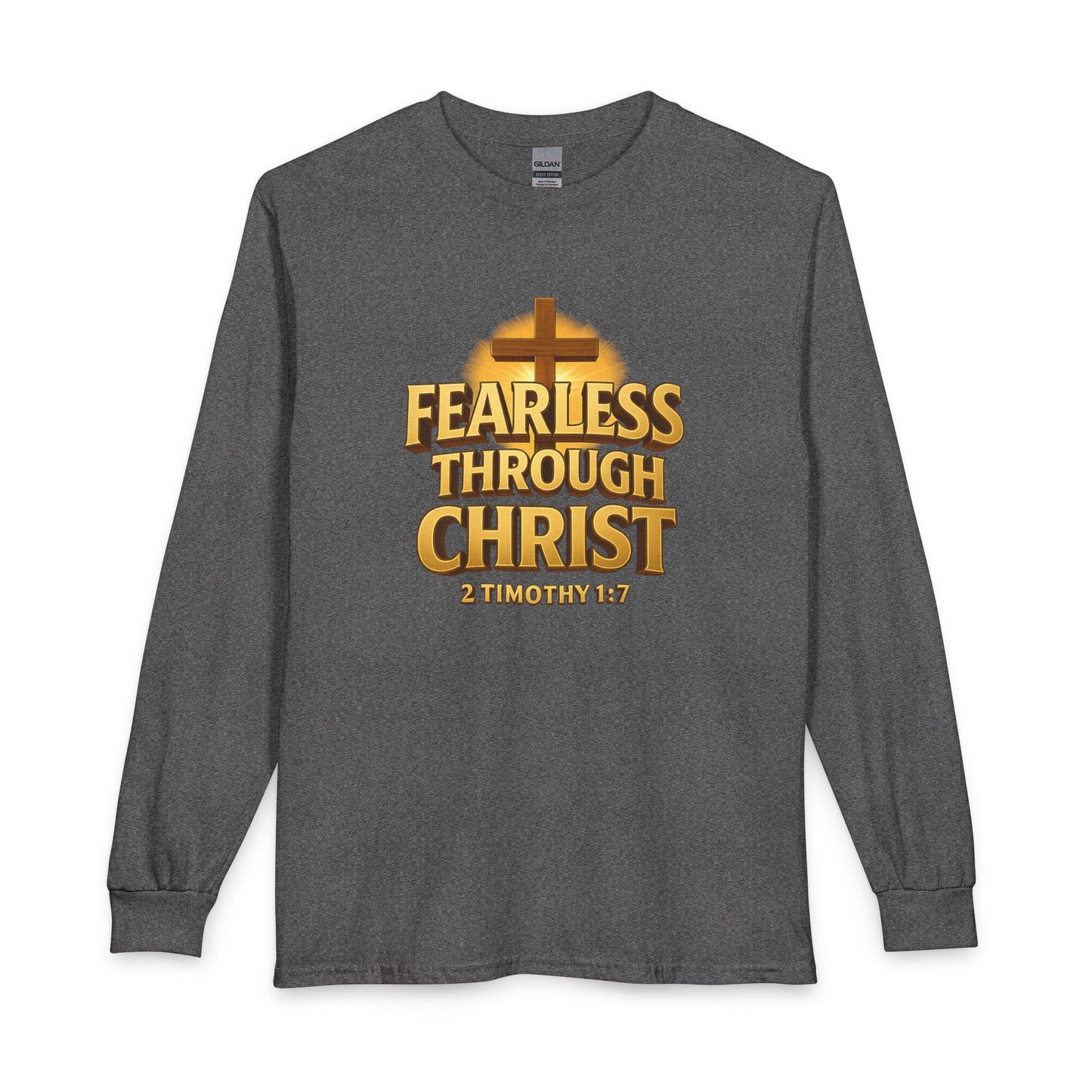 "Fearless Through Christ" Unisex Long Sleeve T-Shirt