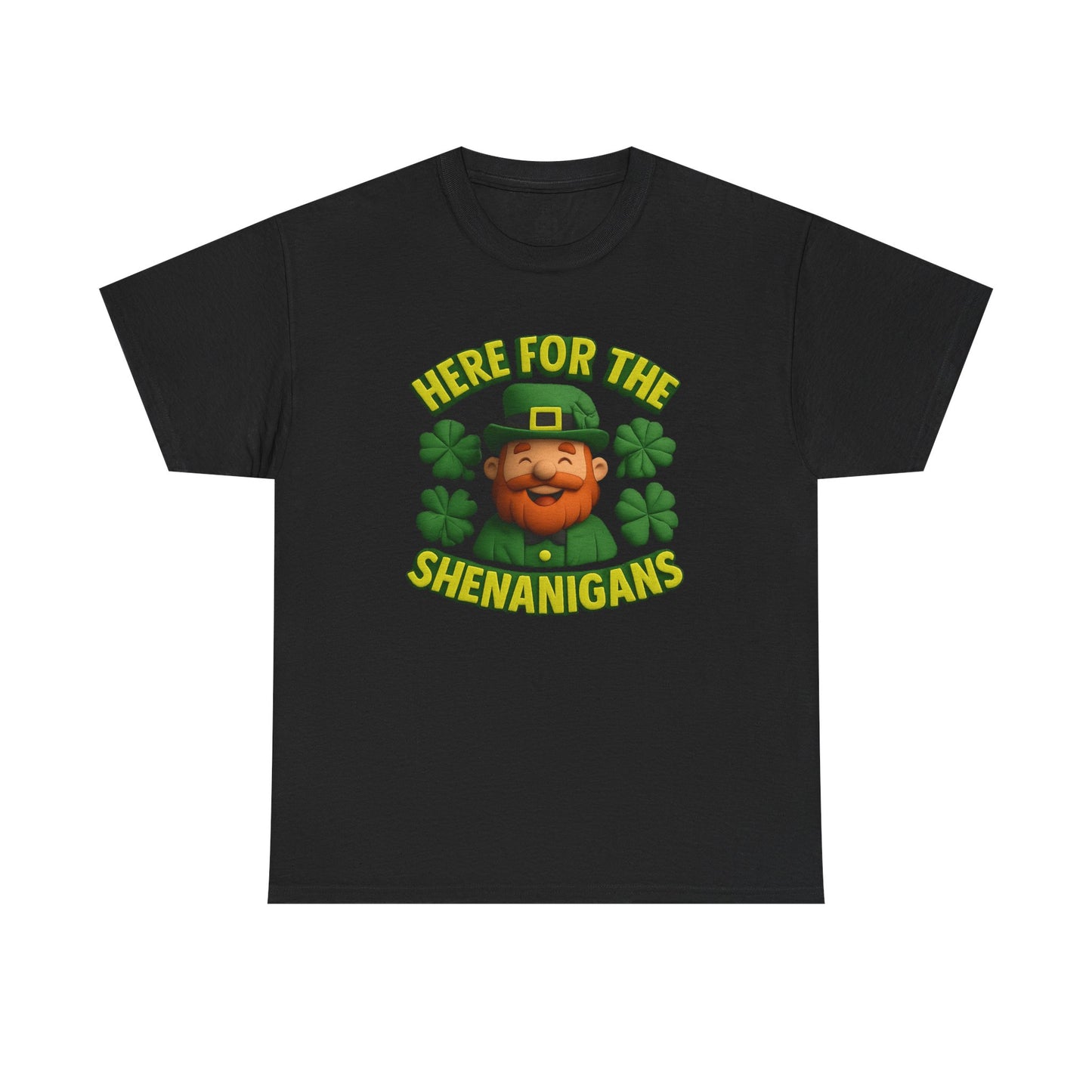 "Here for the Shenanigans" St. Patrick's Unisex Tee