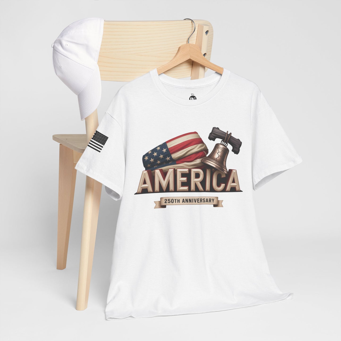 America Built. America Strong. USA 250th Anniversary Unisex Tee