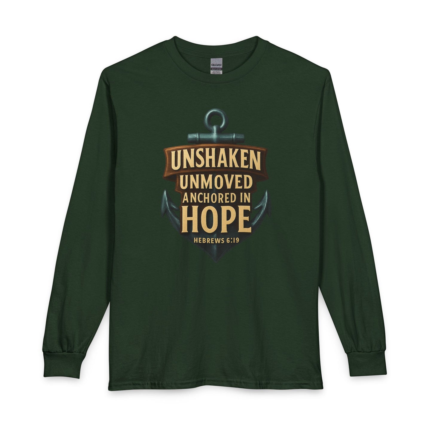 "Unshaken, Unmoved..." Unisex Long Sleeve T-Shirt