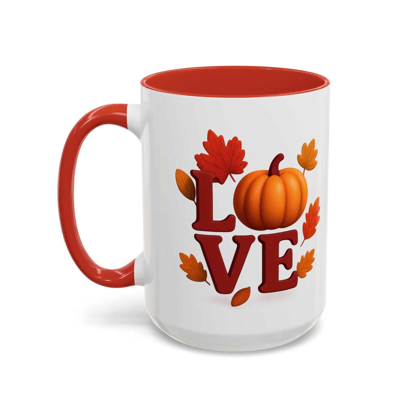 "Love" Fall Accent Coffee Mug