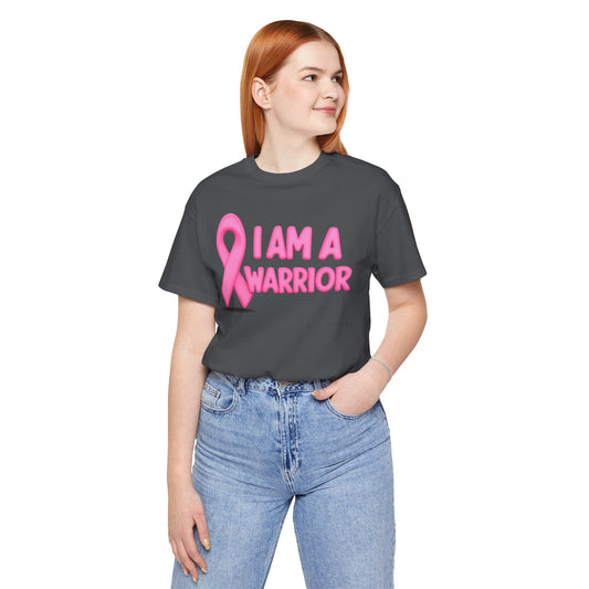 Warrior Breast Cancer Awareness Unisex Tee