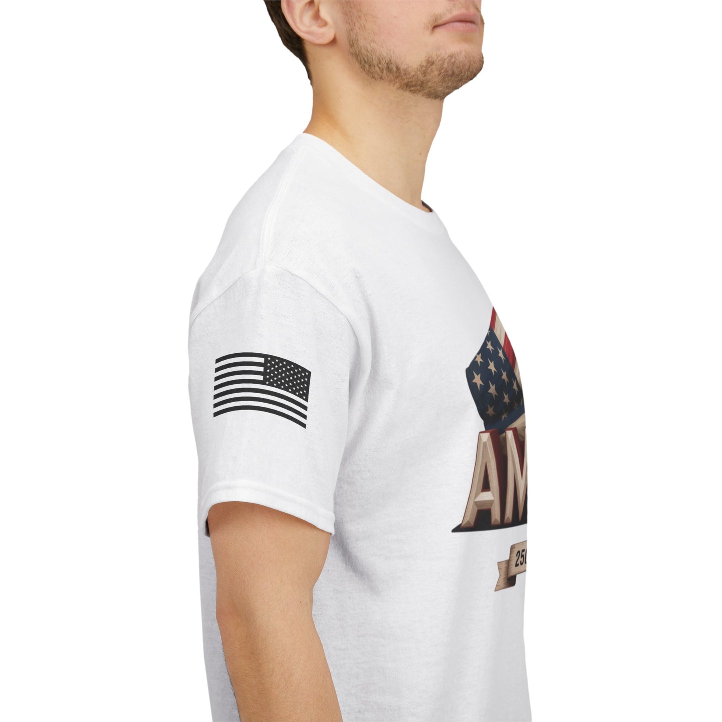 America Built. America Strong. USA 250th Anniversary Unisex Tee