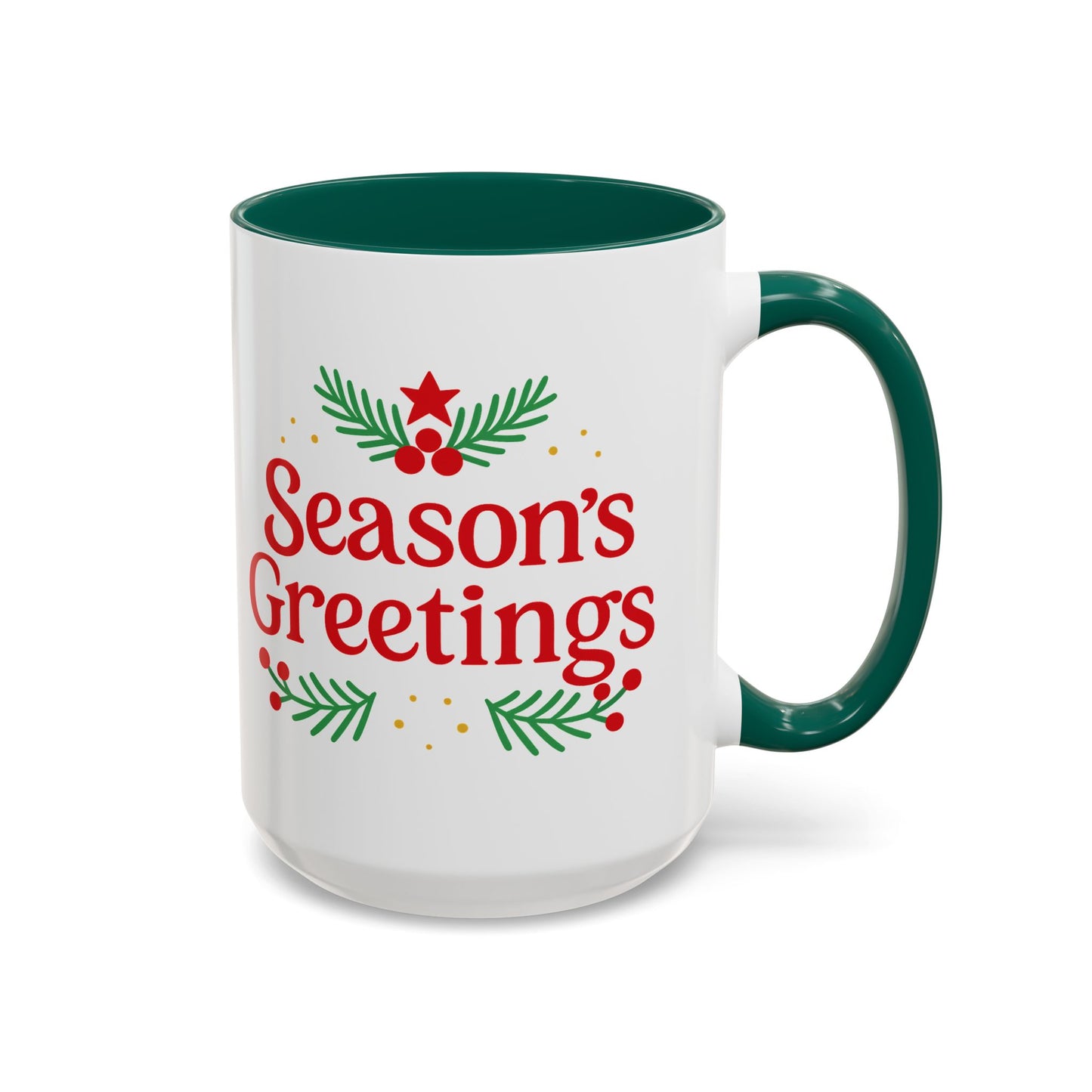 "Season's Greetings" Accent Mug
