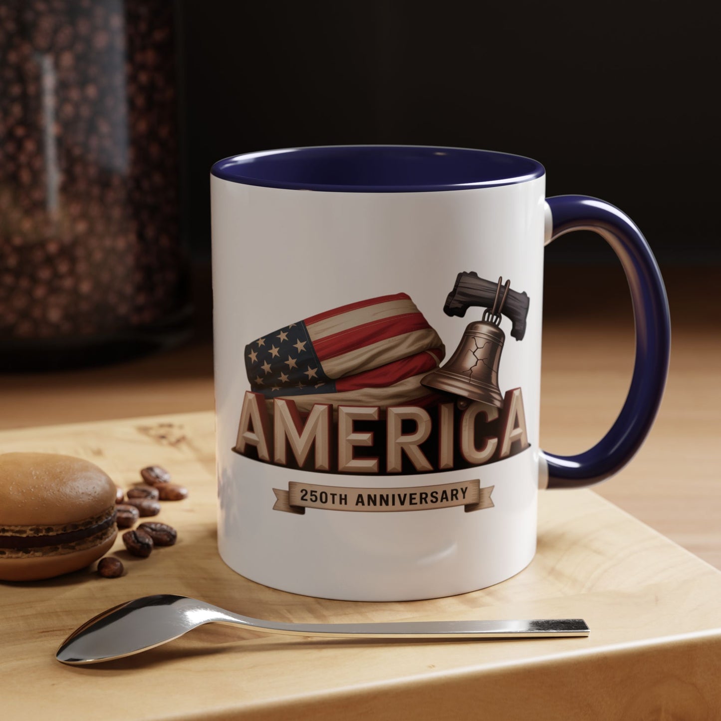 America Built 250th Anniversary Coffee Mug | Patriotic USA Pride Mug – 11oz & 15oz