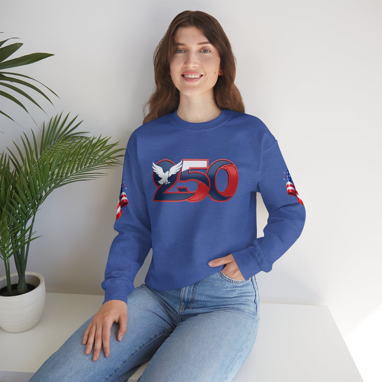 America250 Legacy Eagle Sweatshirt – Limited Edition Unisex Heavy Blend™ Crewneck Sweatshirt
