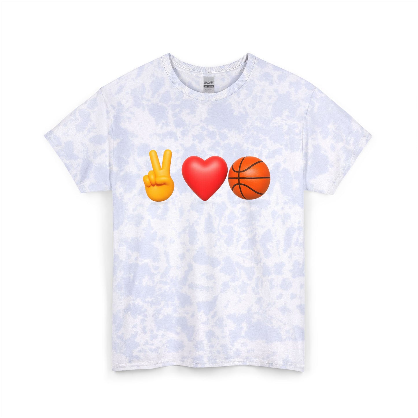 "Peace, Love, Basketball" Unisex Tie Dye Tee