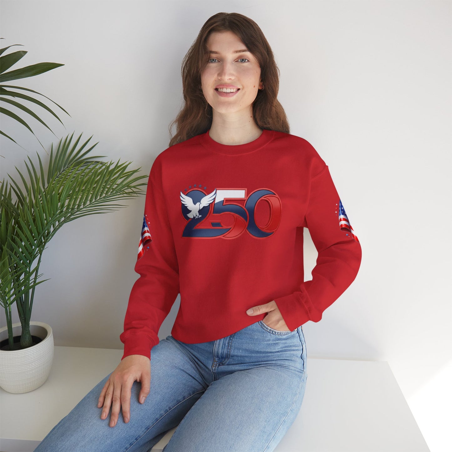 America250 Legacy Eagle Sweatshirt – Limited Edition Unisex Heavy Blend™ Crewneck Sweatshirt