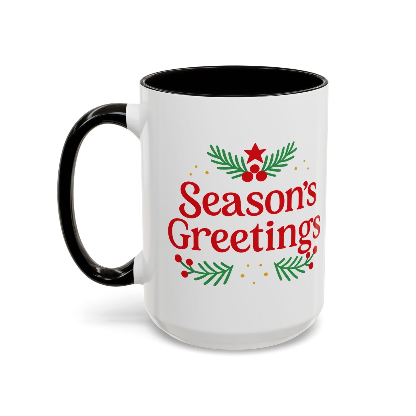 "Season's Greetings" Accent Mug