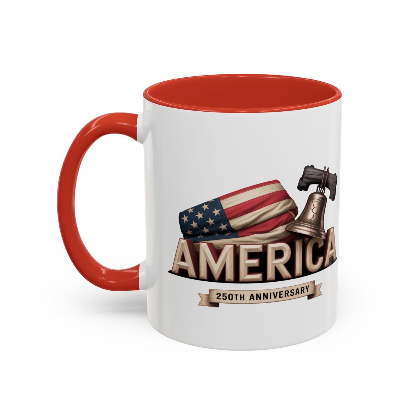 America Built 250th Anniversary Coffee Mug | Patriotic USA Pride Mug – 11oz & 15oz