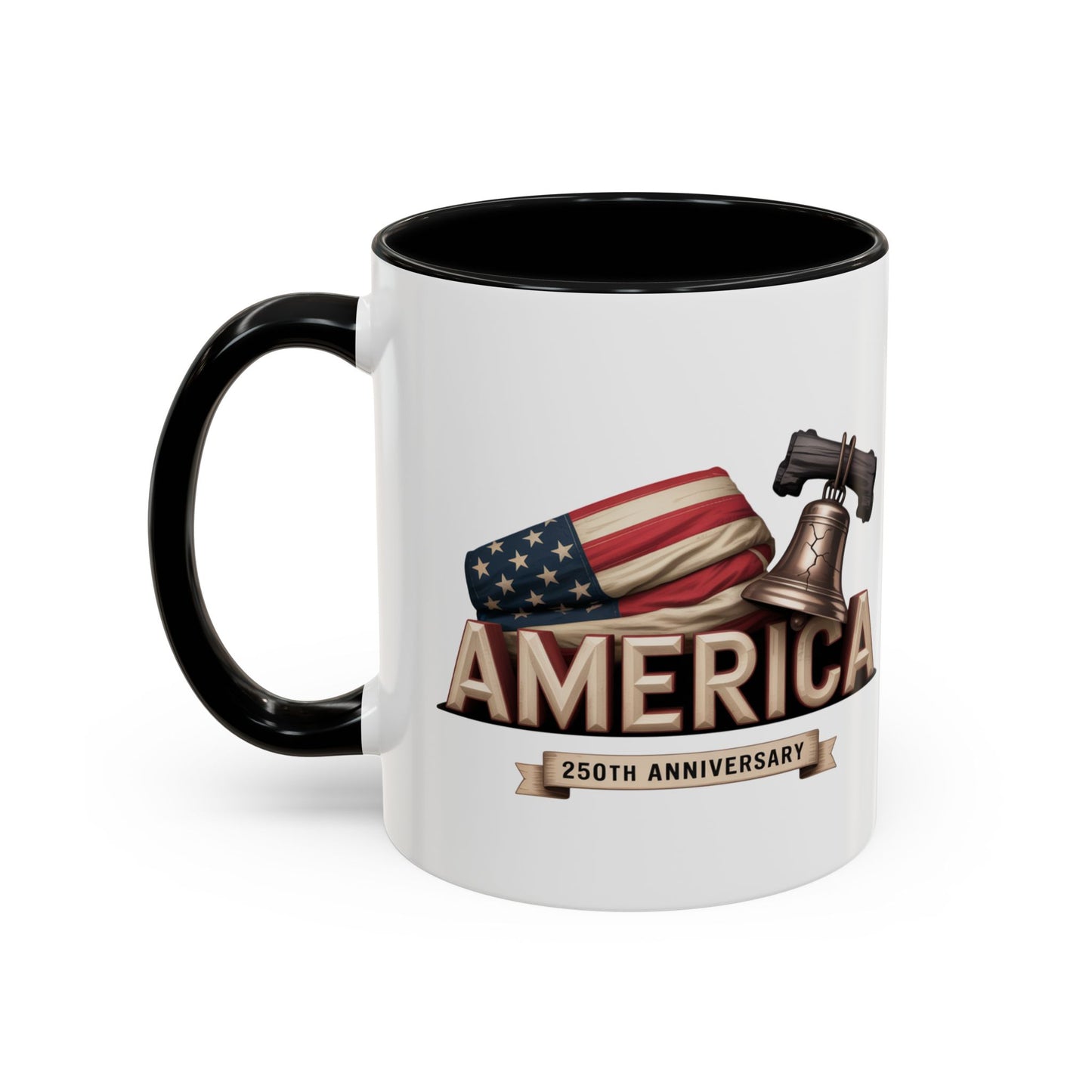 America Built 250th Anniversary Coffee Mug | Patriotic USA Pride Mug – 11oz & 15oz