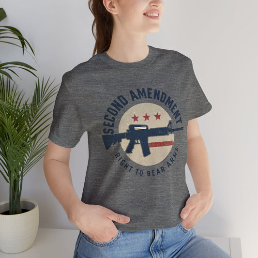 2nd Amendment Unisex Short Sleeve Tee (Unapologetic)