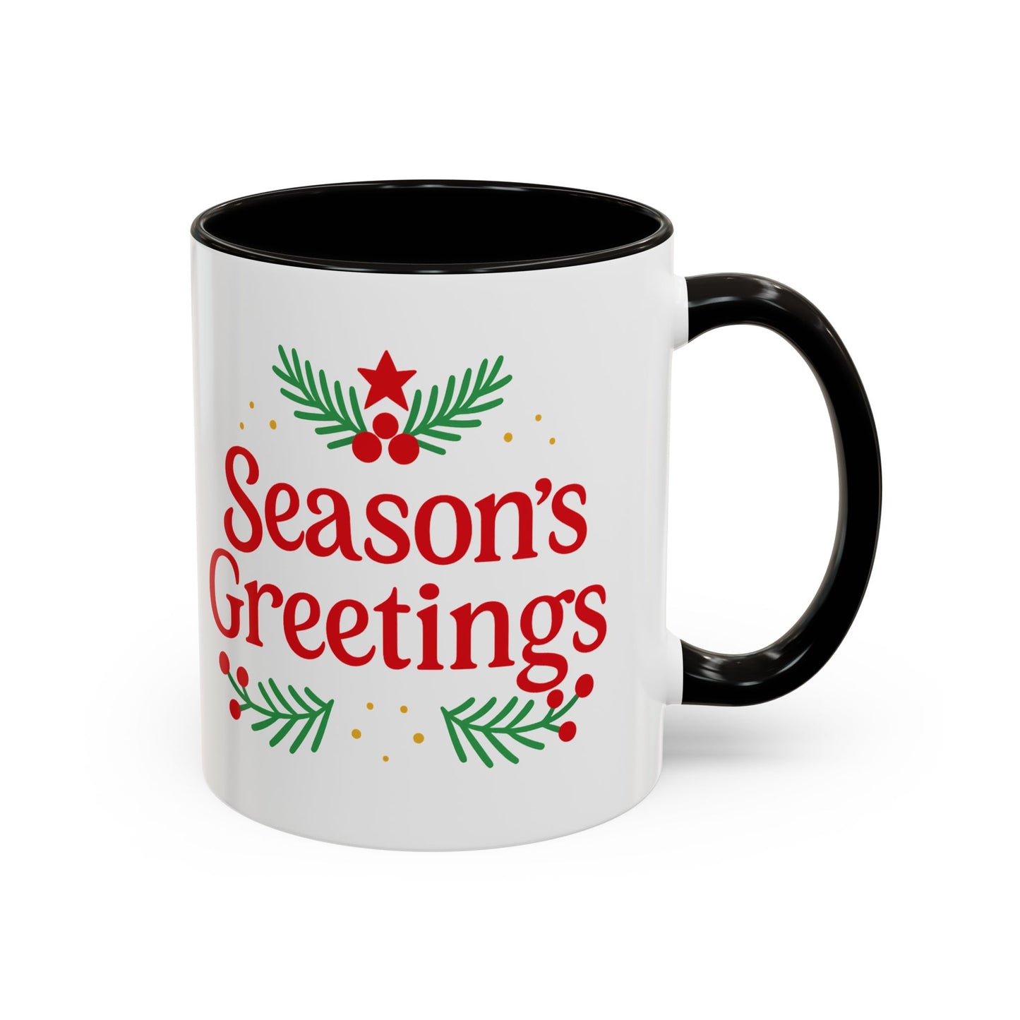 "Season's Greetings" Accent Mug