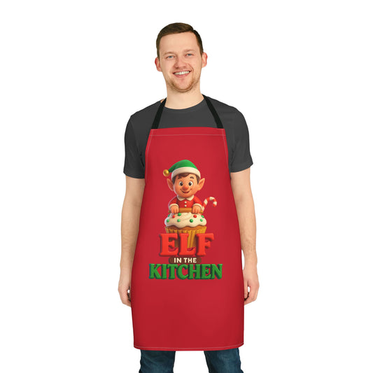 "Elf In The Kitchen" Holiday Apron