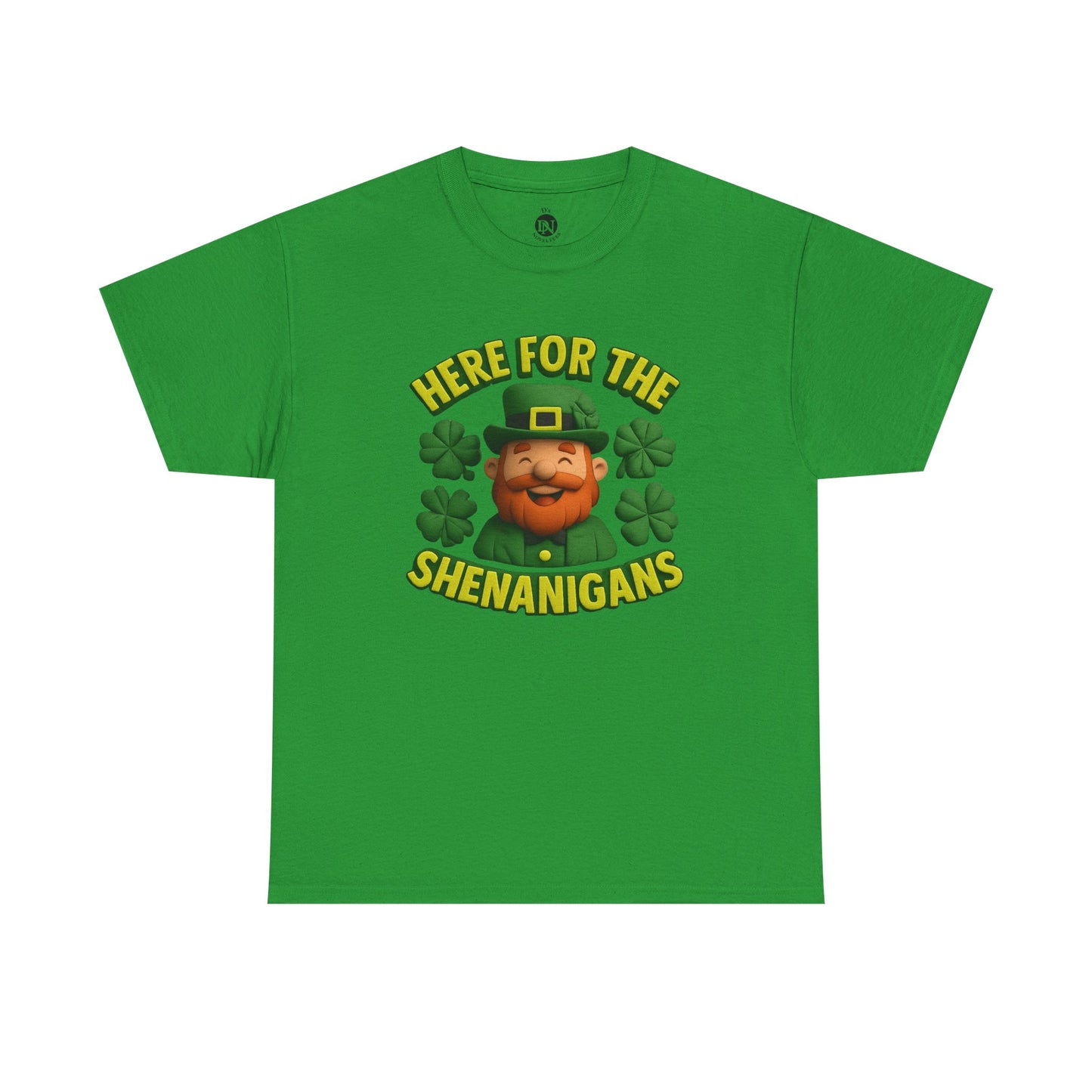 "Here for the Shenanigans" St. Patrick's Unisex Tee