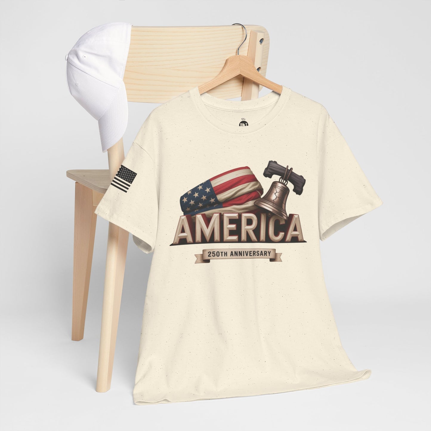 America Built. America Strong. USA 250th Anniversary Unisex Tee
