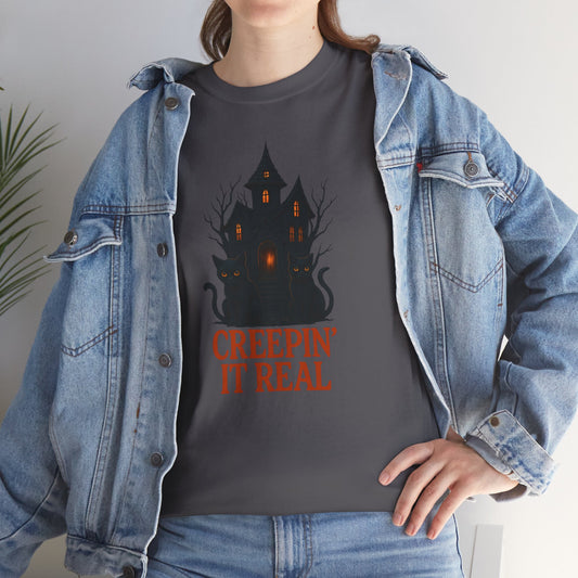 "Creepin' It Real" Halloween Unisex Tee