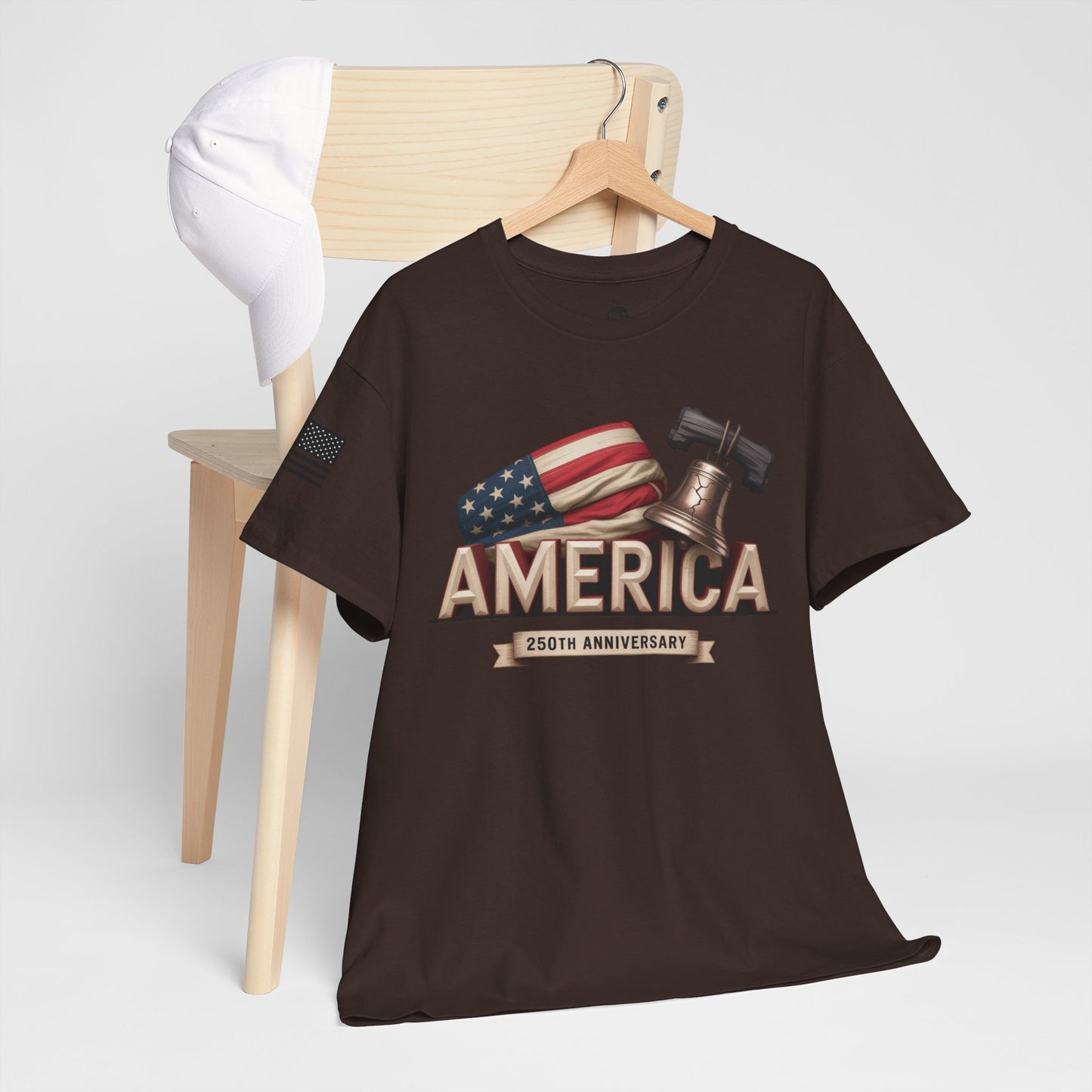 America Built. America Strong. USA 250th Anniversary Unisex Tee