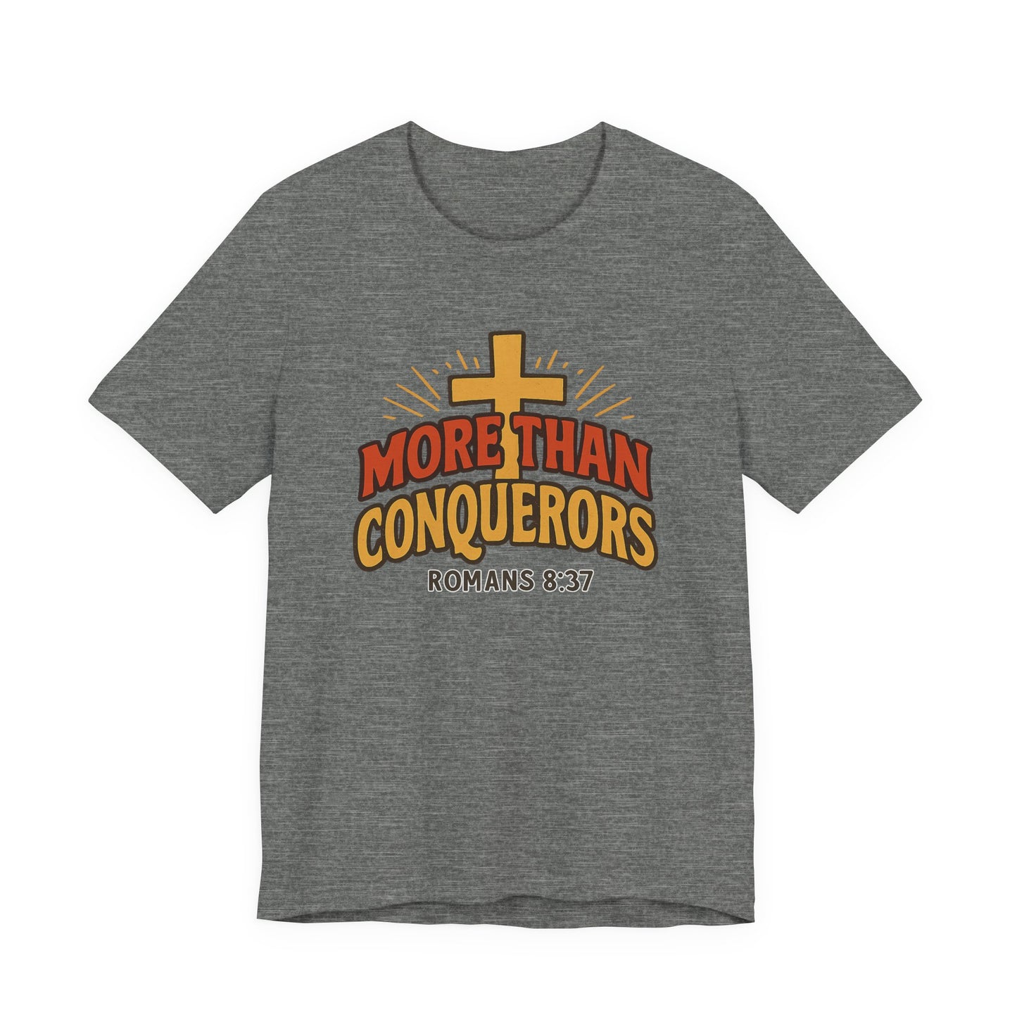 "More Than Conquerors" Unisex Tee