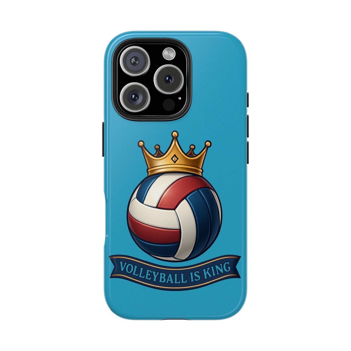 Volleyball Is King - Tough Phone Cases