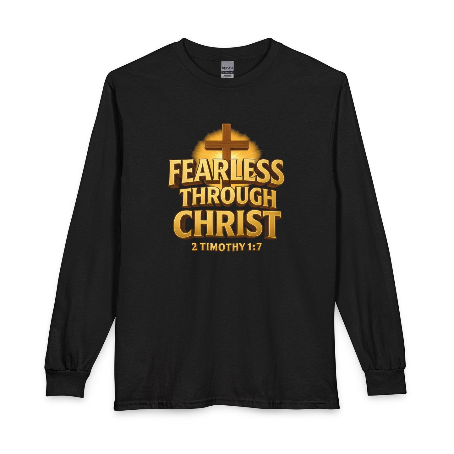 "Fearless Through Christ" Unisex Long Sleeve T-Shirt