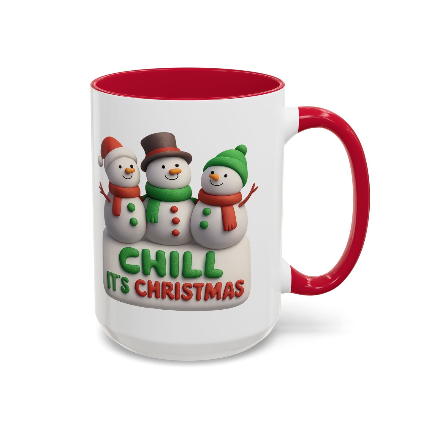 "Chill It's Christmas" Accent Mug