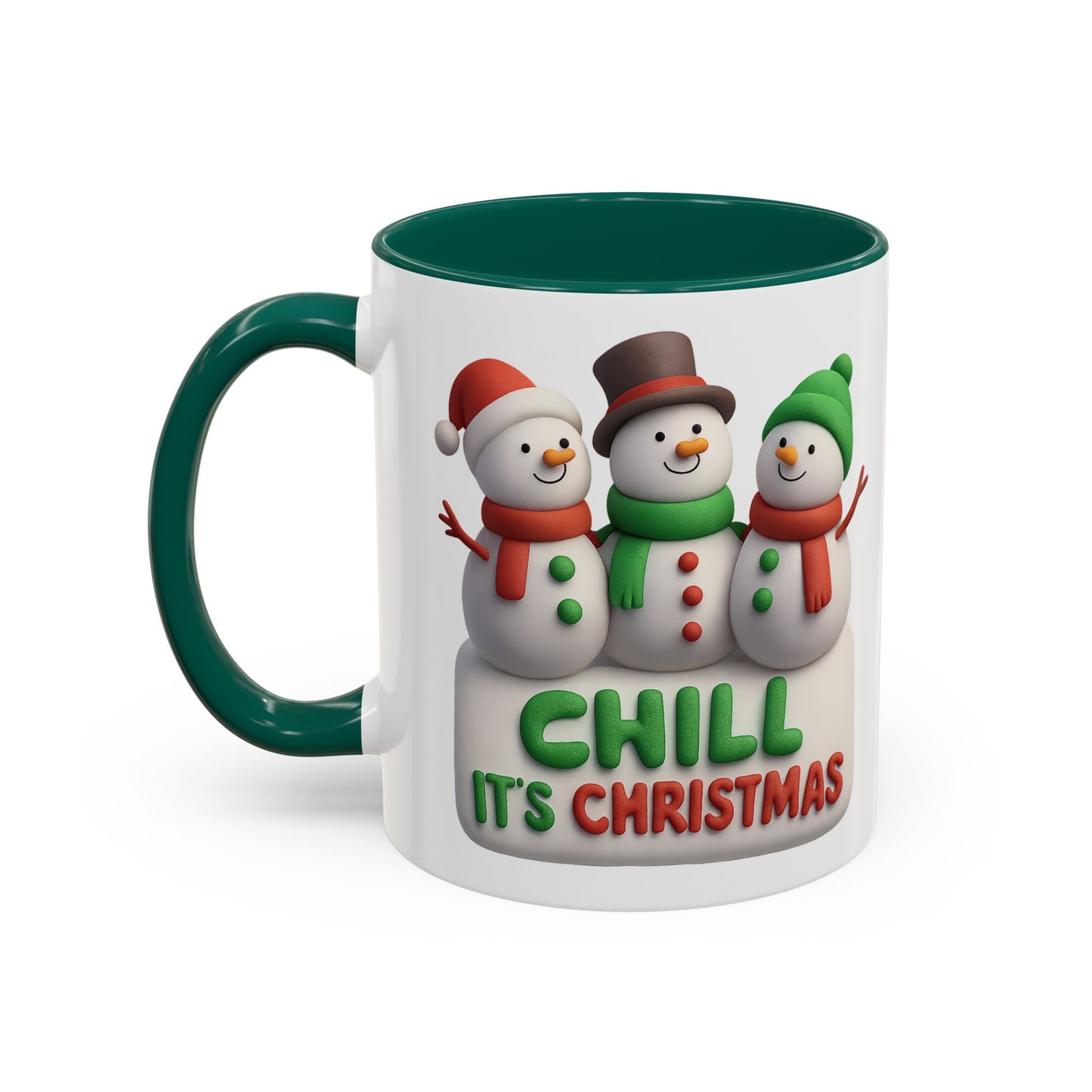 "Chill It's Christmas" Accent Mug