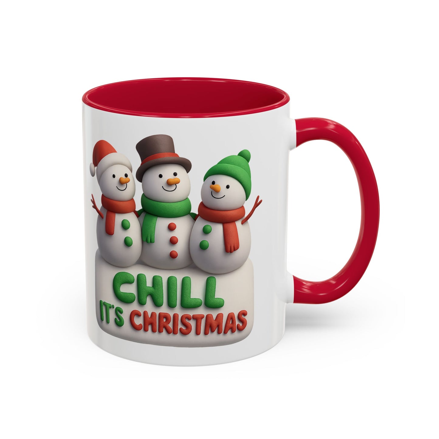 "Chill It's Christmas" Accent Mug