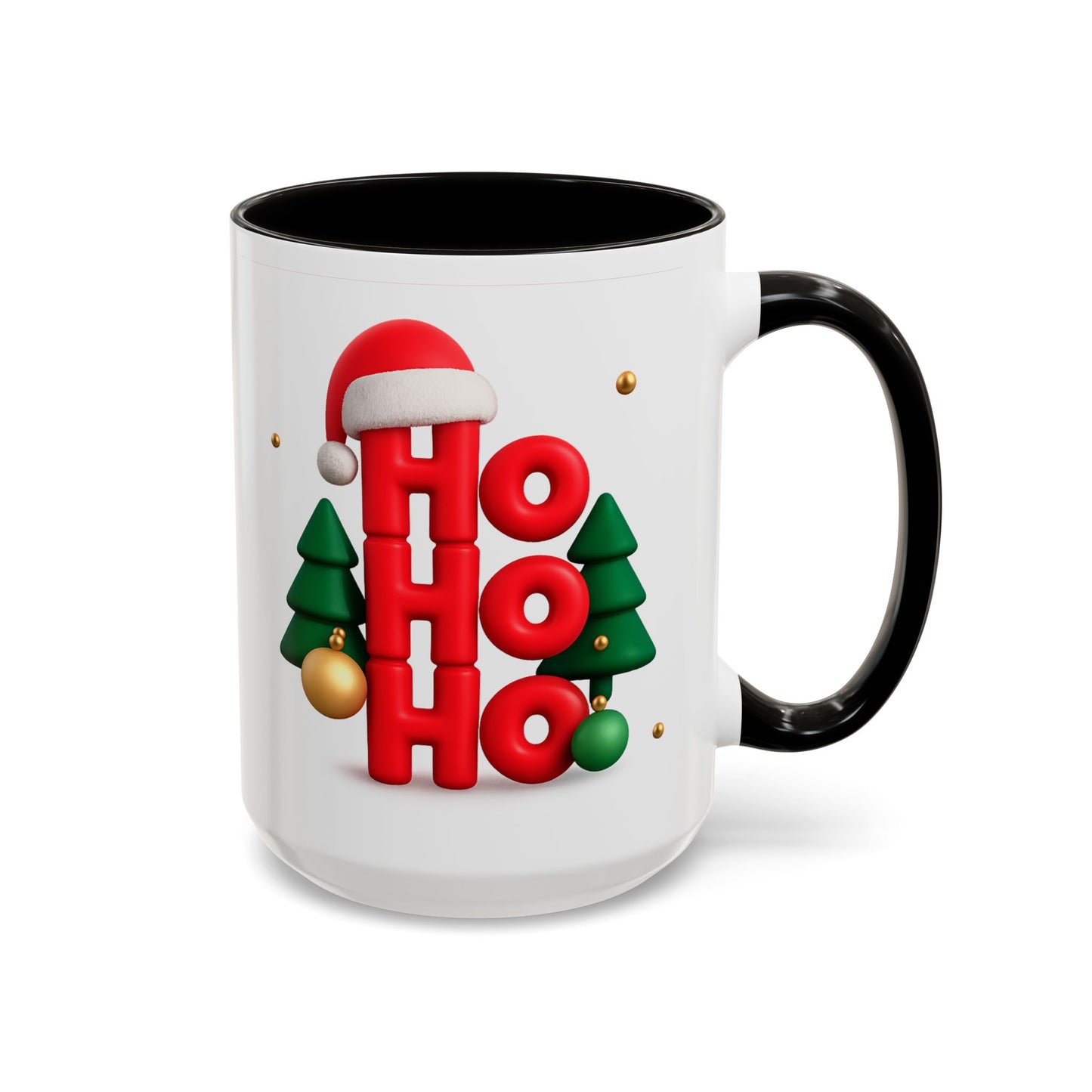 "Ho Ho Ho" Accent Mug