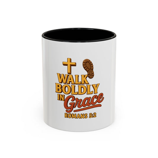 Walk Boldly in Grace – Inspirational Mug Collection (11oz)